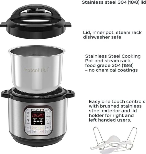 Instant Pot Duo 7-in-1 Electric Pressure Cooker - Image 3