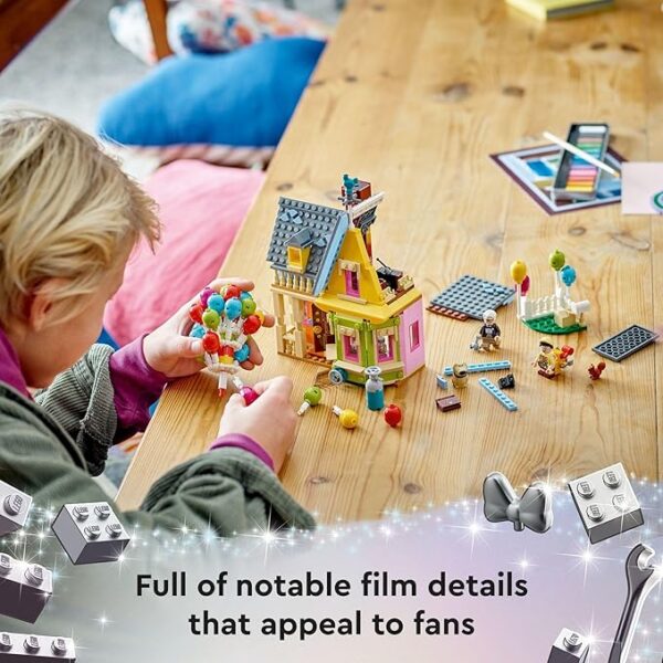 LEGO Disney and Pixar ‘Up’ House, Classic Disney Celebration Building Toy Set for Kids - Image 3