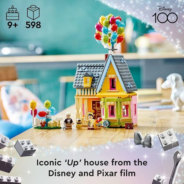 LEGO Disney and Pixar ‘Up’ House, Classic Disney Celebration Building Toy Set for Kids - Image 2