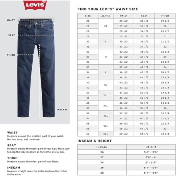 Levi's Men's 505 Regular Fit Jeans - Image 4