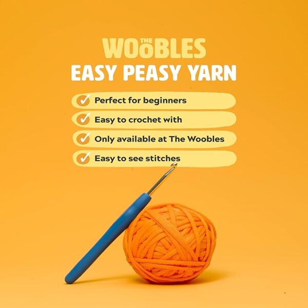 The Woobles Beginners Crochet Kit with Easy Peasy Yarn - Image 2