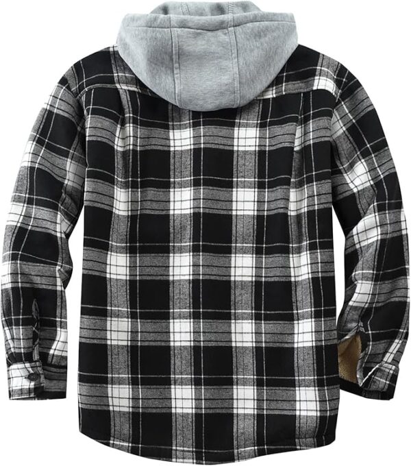 Derbars Men's Cotton Plaid Shirts - Image 3