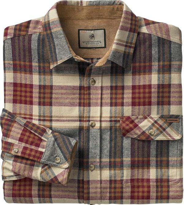 Long Sleeve Plaid Button Down Casual Shirt - Image 2