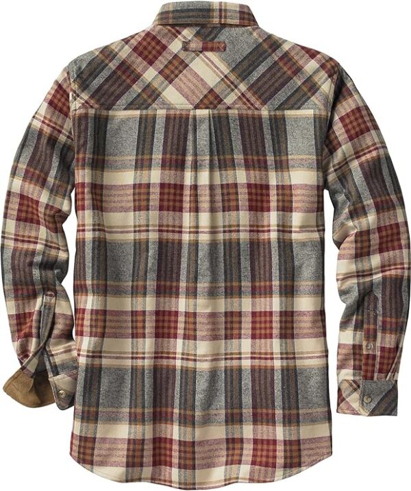 Long Sleeve Plaid Button Down Casual Shirt - Image 4