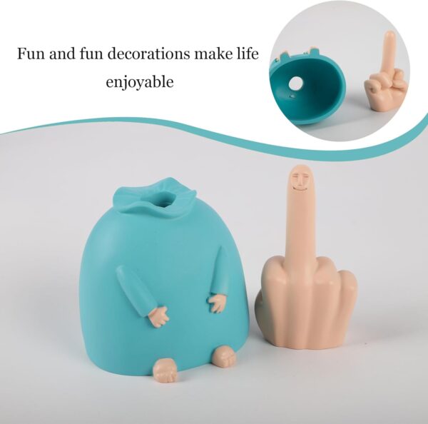SAISHUO Middle Finger Desk Decor - Image 3
