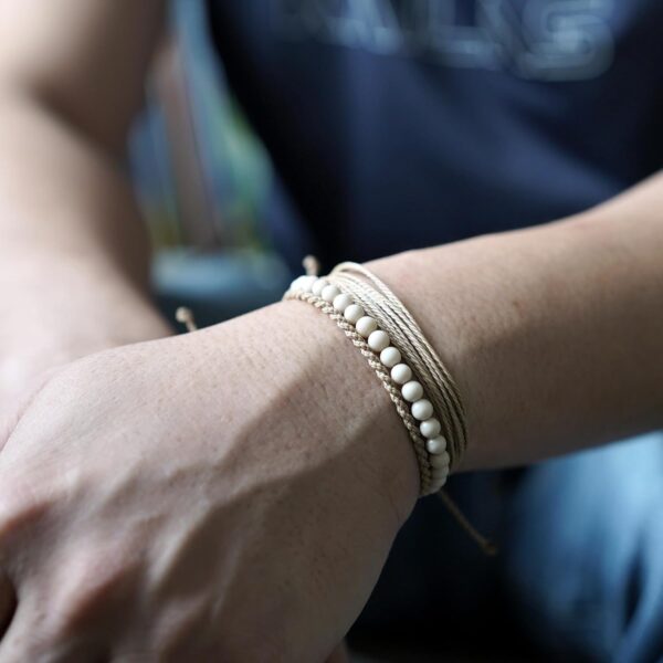 Handmade Natural Stone Beaded Healing Bracelet - Image 2