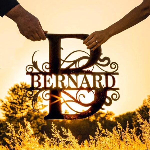 Custom Metal Signs | Metal Name Sign - Image 2